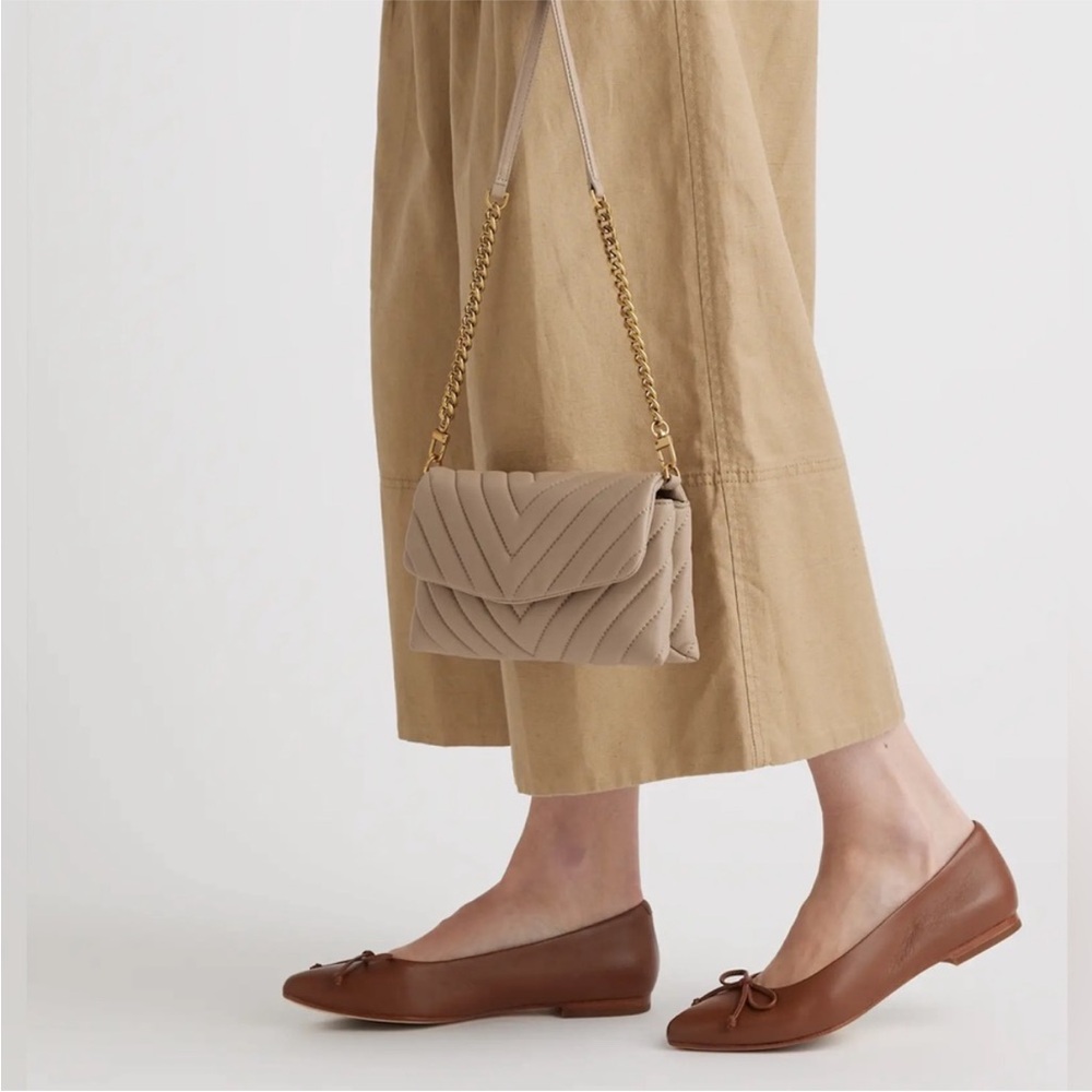 Quince Brown Leather Flats